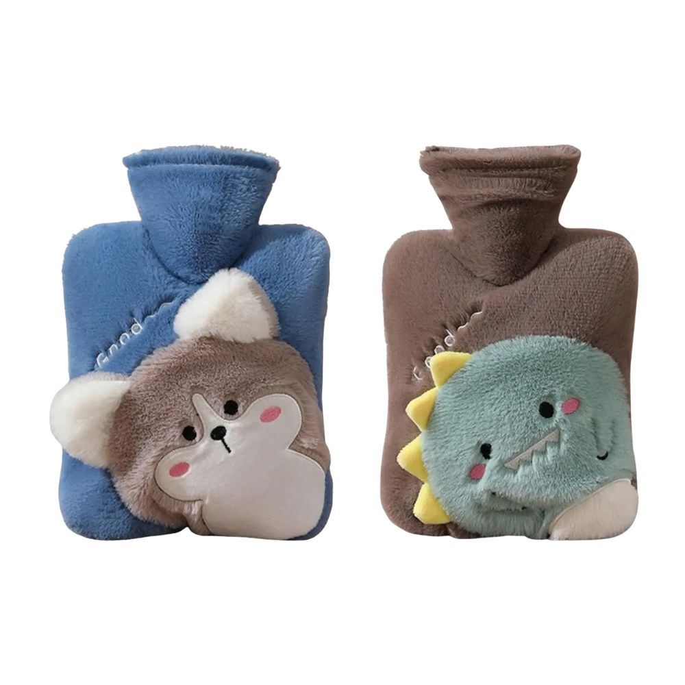 Bouillotte Douce en Relief Koala et Dinosaure pour Enfants et Bébés