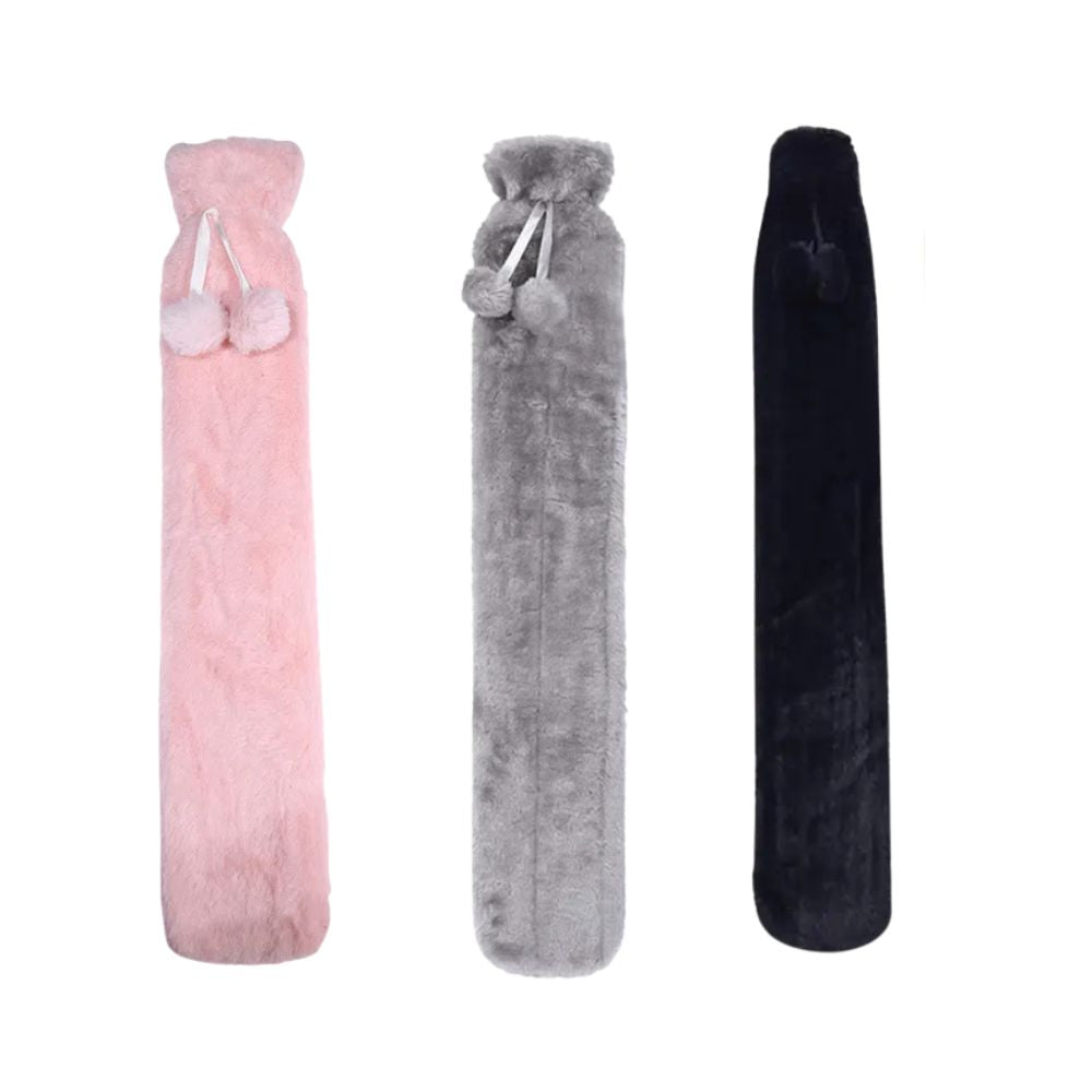 Bouillotte Longue à Pompons