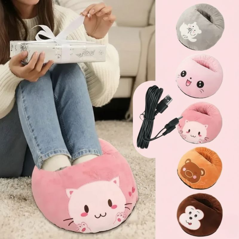 Bouillotte Électrique Ronde pour les Pieds