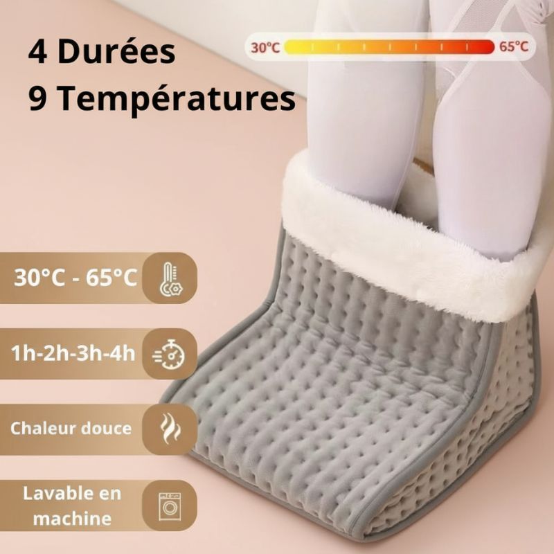 Bouillotte Électrique Moelleuse pour les Pieds