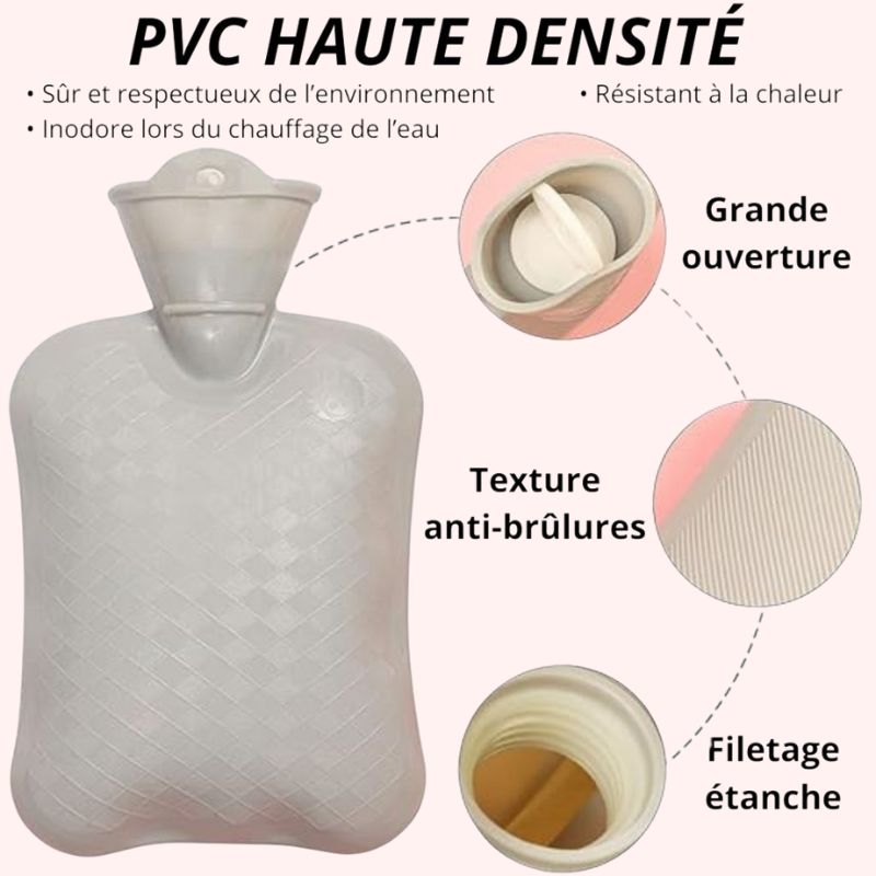 Bouillotte en Peluche Mignonne (500ml)