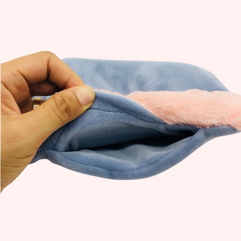 Bouillotte à Queue de Chat en Peluche