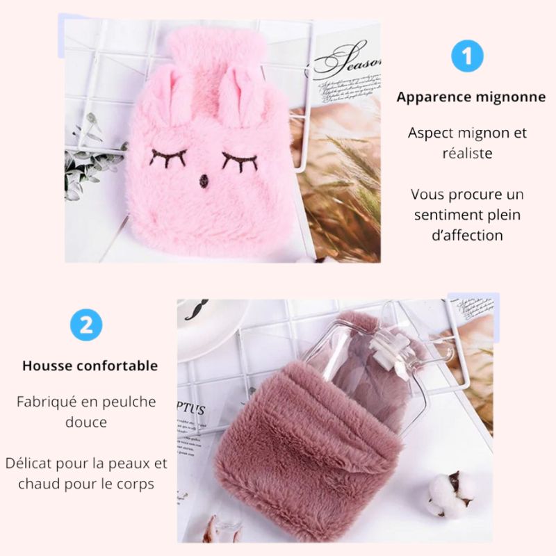 Bouillotte Lapin en Peluche