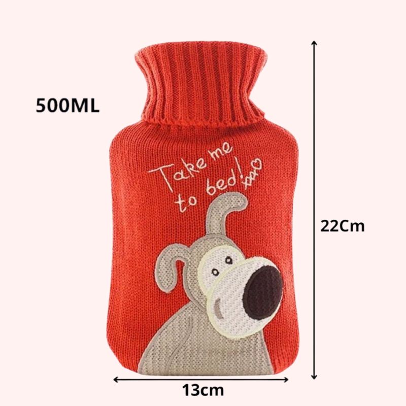 Bouillotte Cerf et Chien pour Noël