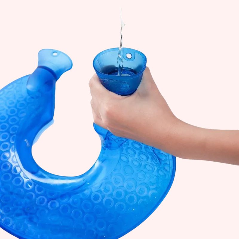 Bouillotte Originale Ronde en Forme de U