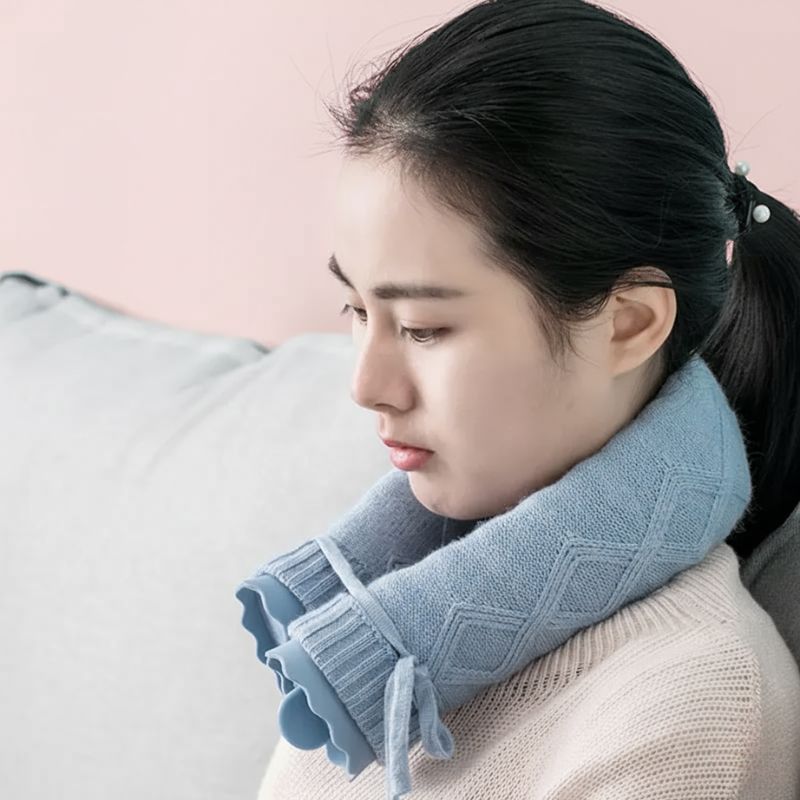 Bouillotte Ronde pour le Cou Micro-ondable