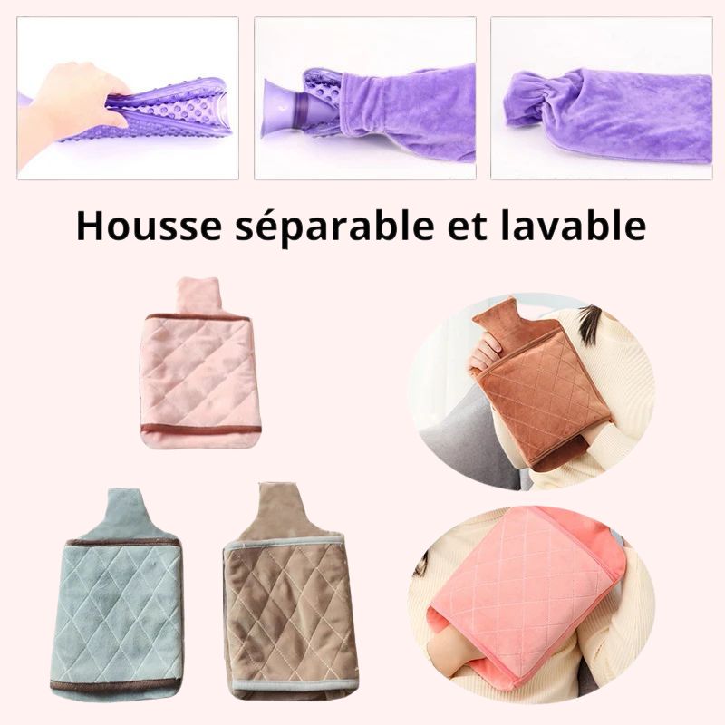 Grande Bouillotte en Flanelle Douce