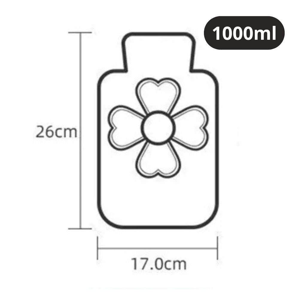 Bouillotte Ultra Douce pour les Mains (1000ml)