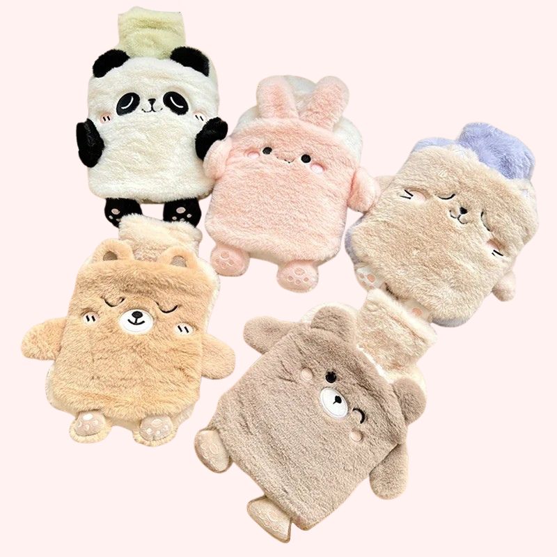 Mini Bouillotte Peluche Kawaii pour les Mains (400ml)