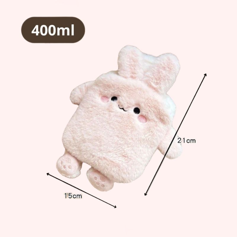 Mini Bouillotte Peluche Kawaii pour les Mains (400ml)