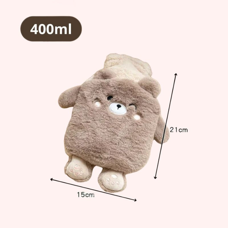 Mini Bouillotte Peluche Kawaii pour les Mains (400ml)