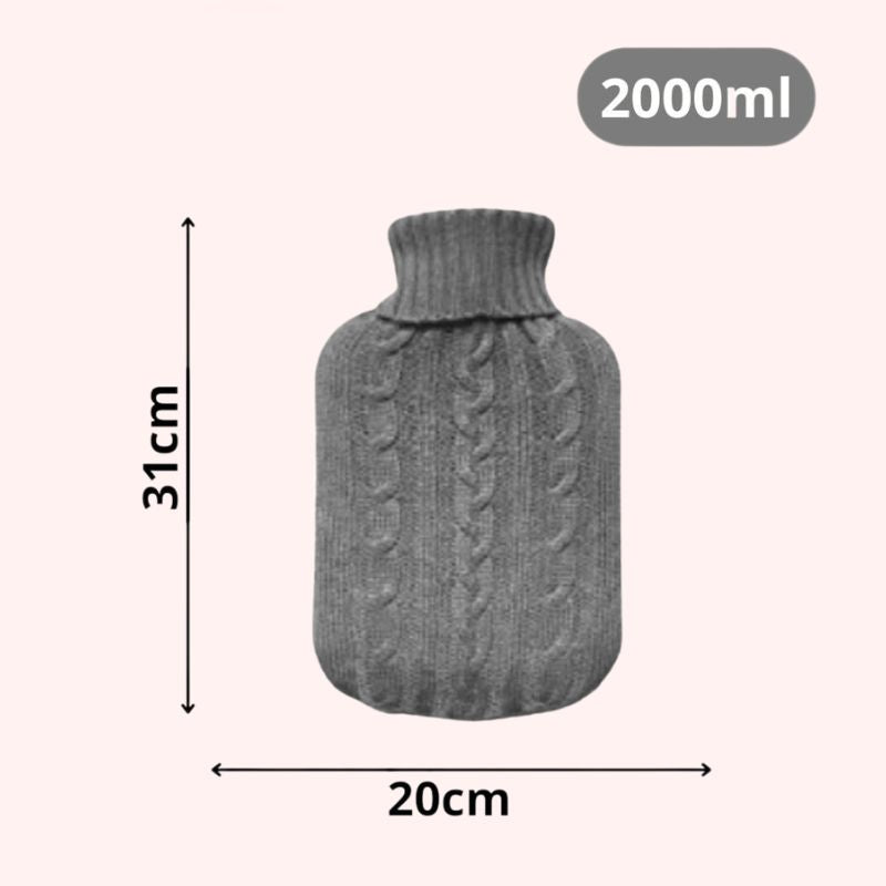 Bouillotte en forme de Pull Tricoté pour les Mains (2000ml)