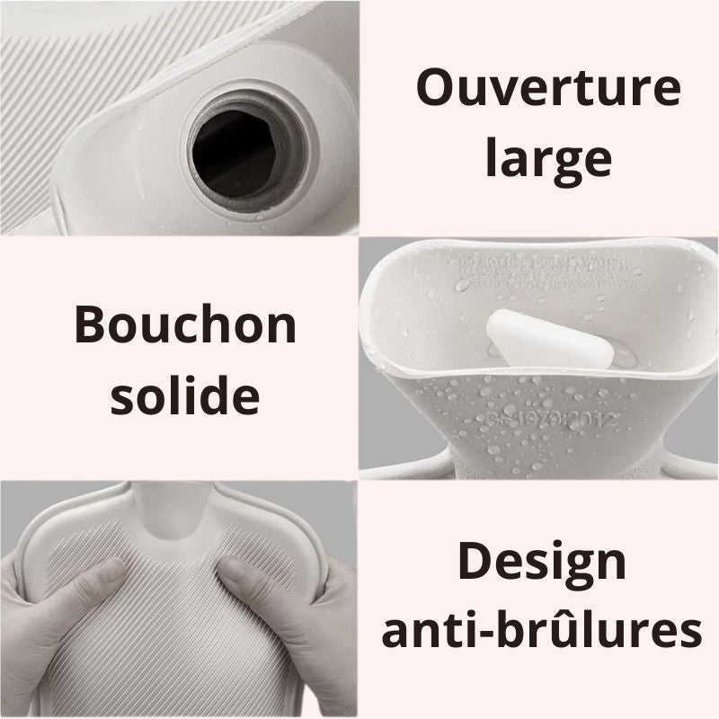 Bouillotte en Forme de Pull Tricoté (1000ml)