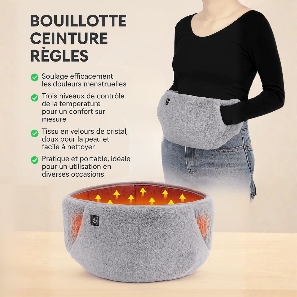 Bouillotte Ceinture pour les Règles Électrique