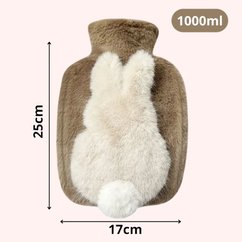 Bouillotte Peluche Lapin en Relief