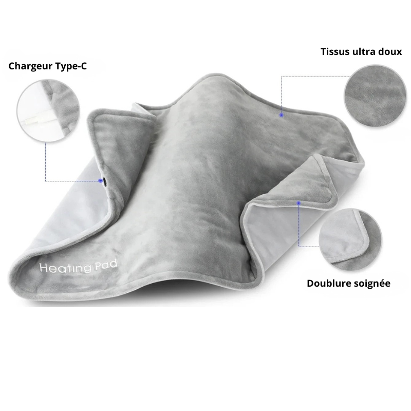 Bouillotte Couverture Électrique pour les Douleurs