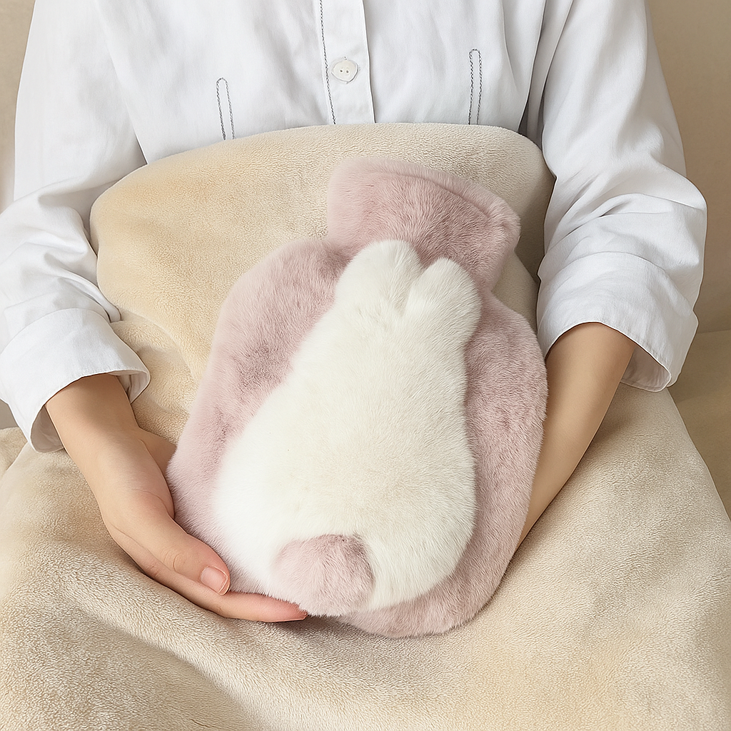 Bouillotte Peluche Lapin en Relief
