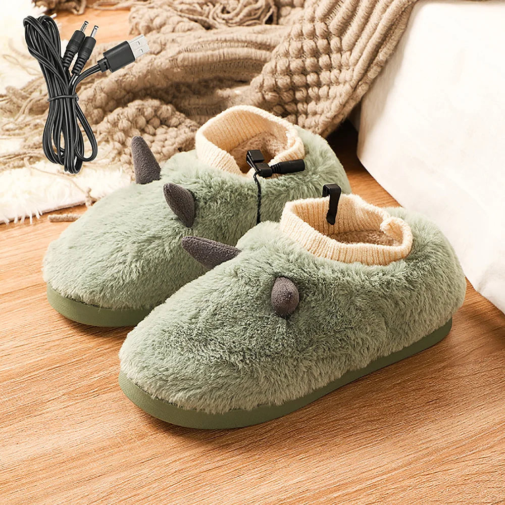 Chaussons Bouillotte Extra Moelleux Électriques