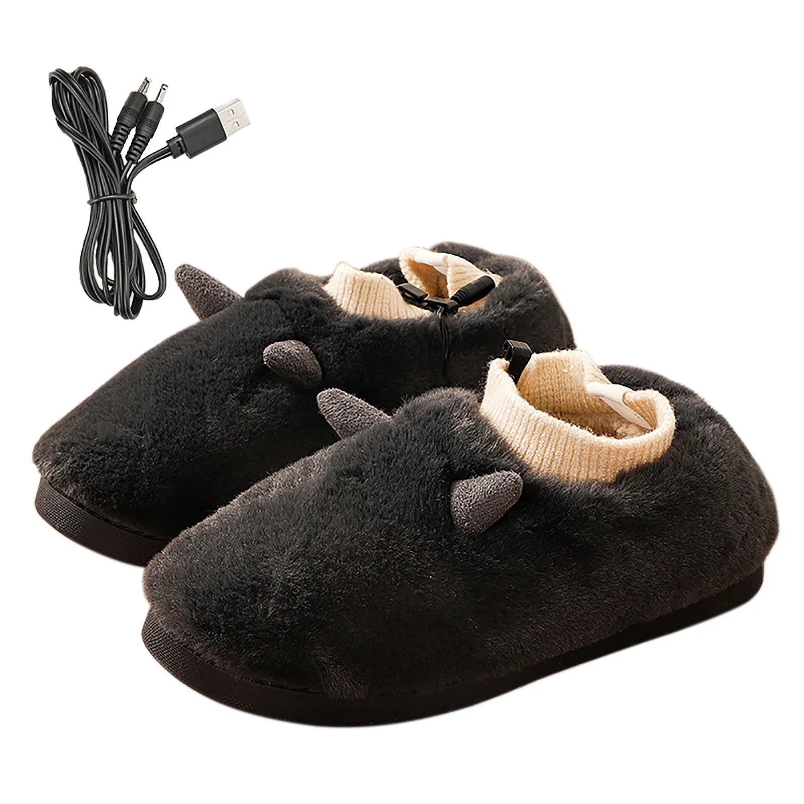 Chaussons Bouillotte Extra Moelleux Électriques