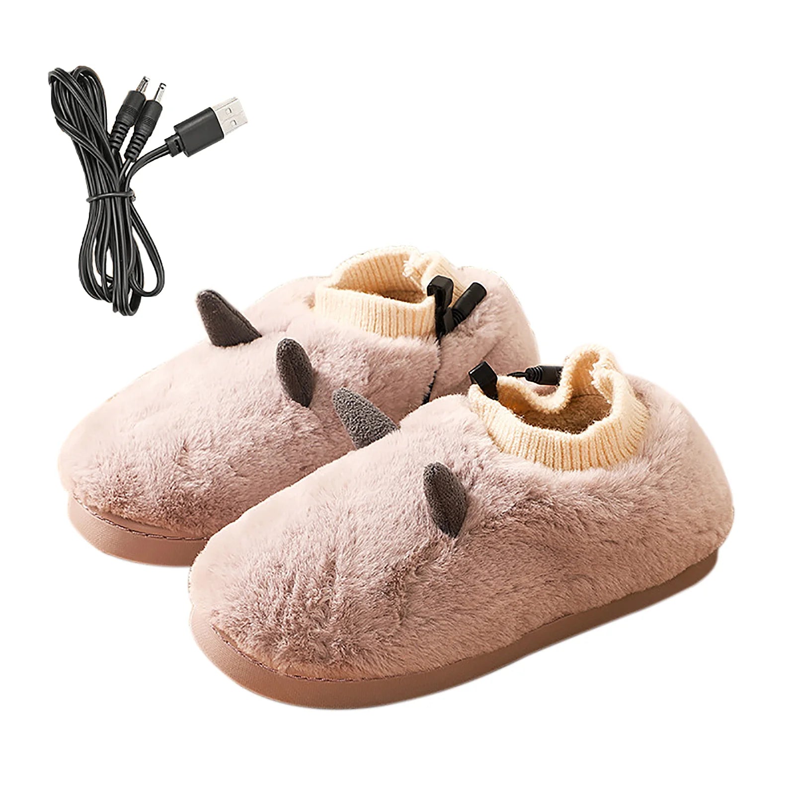 Chaussons Bouillotte Extra Moelleux Électriques