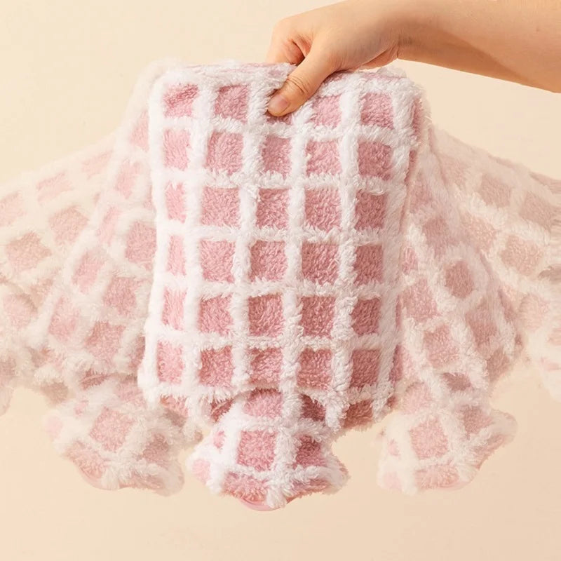 Bouillotte Douce à Carreaux pour les Mains (500ml)