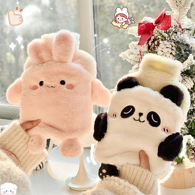 Mini Bouillotte Peluche Kawaii pour les Mains (400ml)