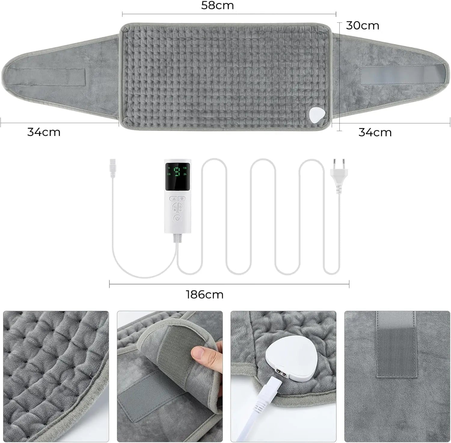 Bouillotte Ceinture Électrique pour les Douleurs
