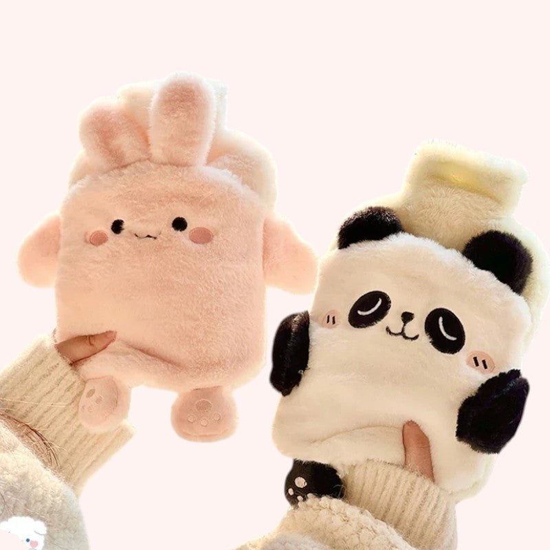 Mini Bouillotte Peluche Kawaii pour les Mains (400ml)
