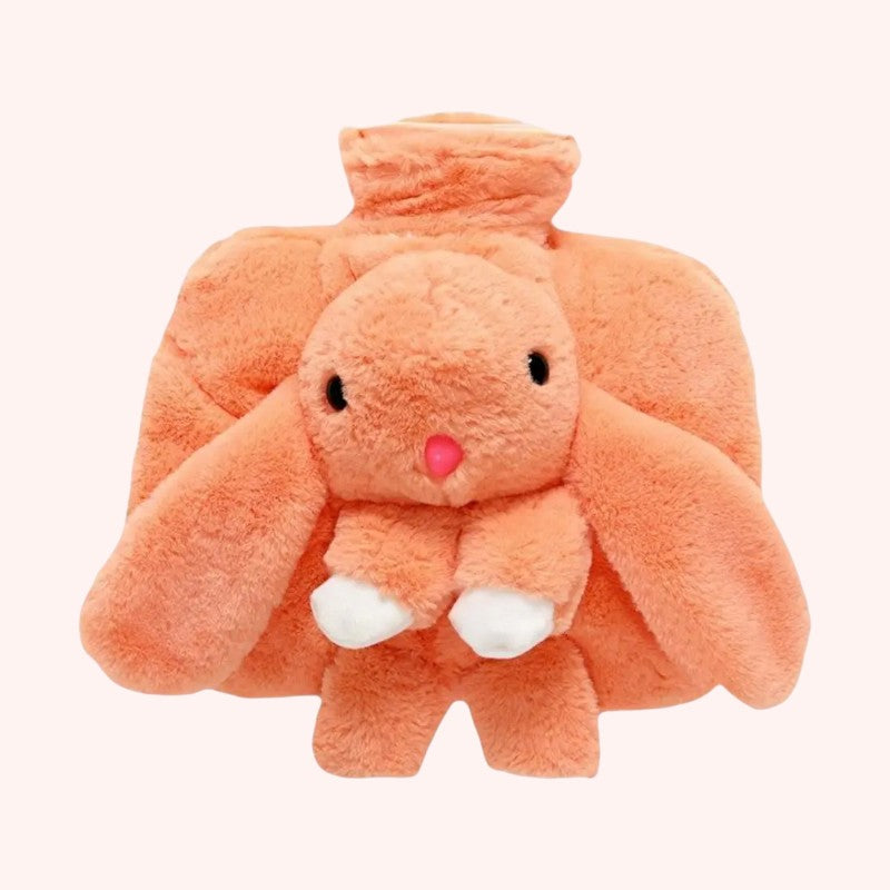 Bouillotte Lapin en Peluche pour Enfants et Bébés