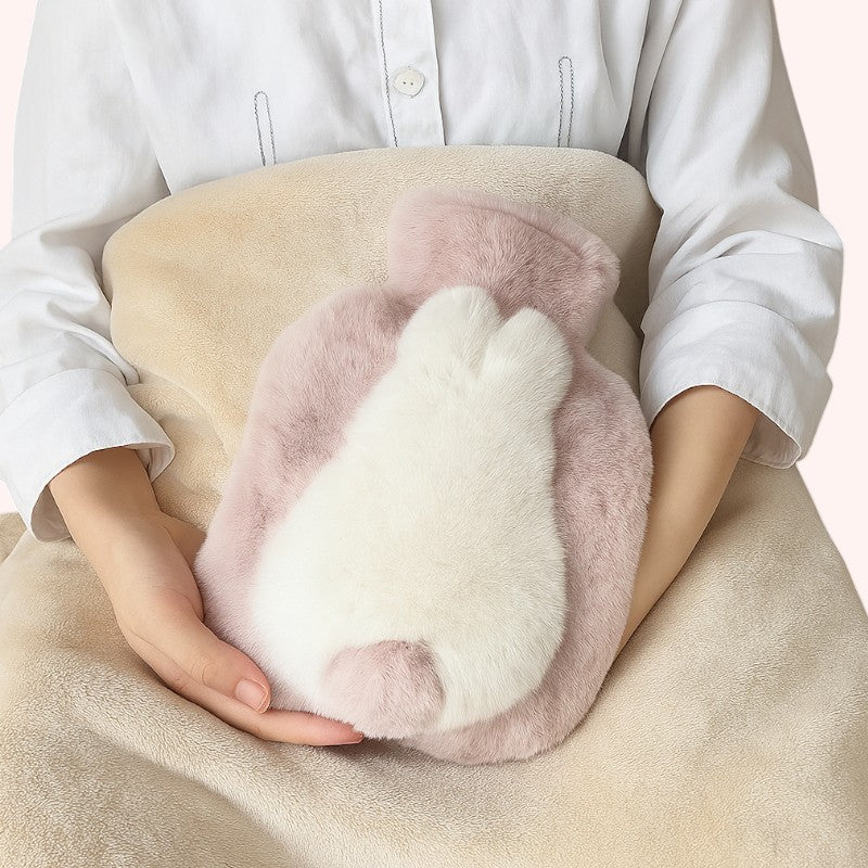 Bouillotte Peluche Lapin en Relief