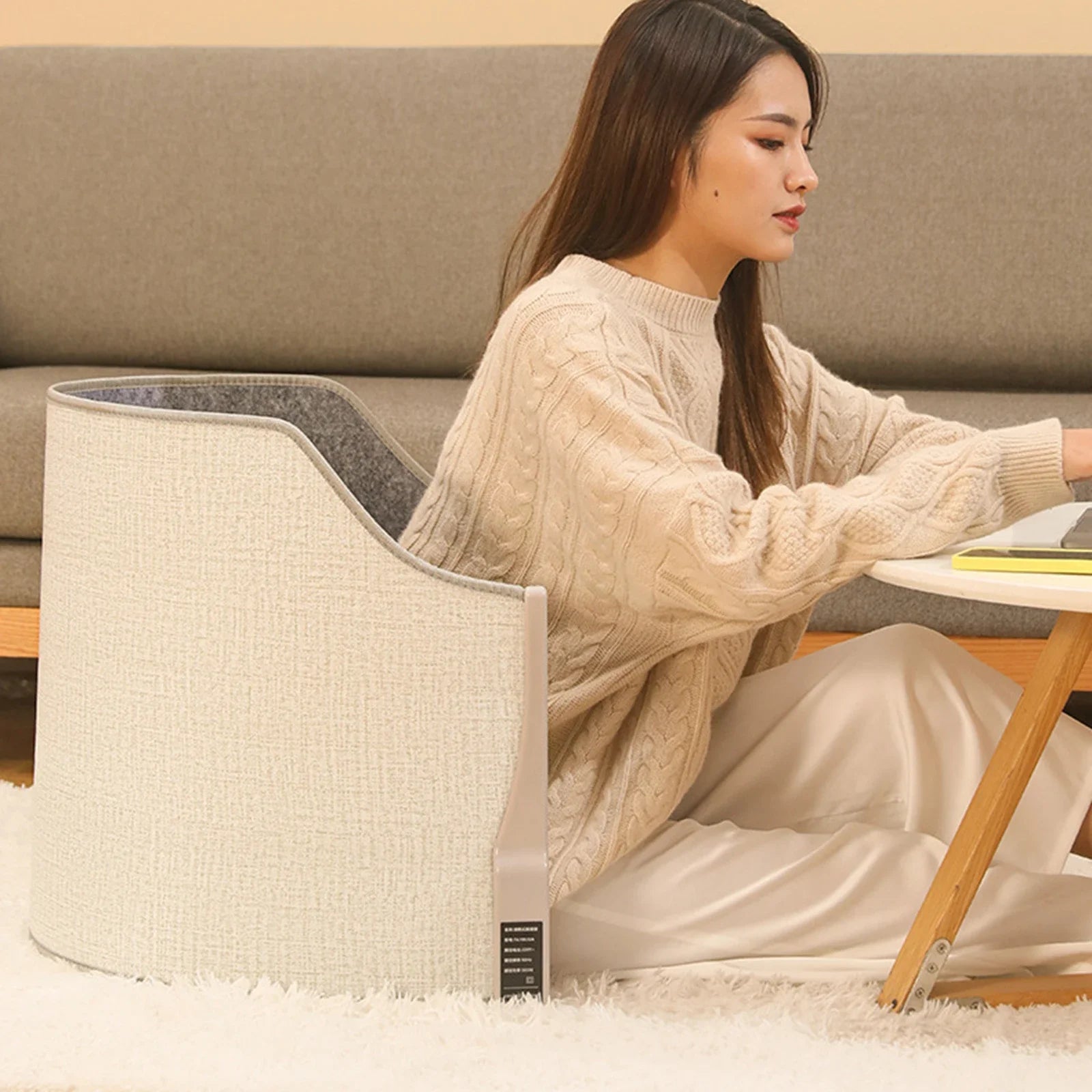 Bouillotte de Bureau Pour les Pieds Électrique