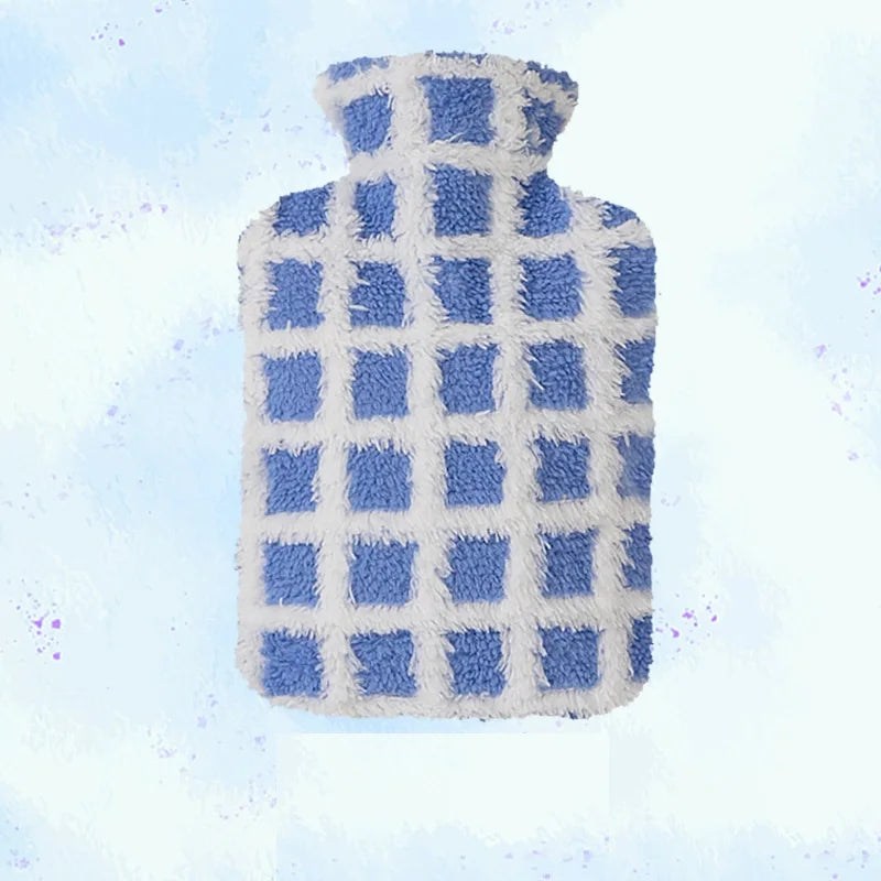 Bouillotte Douce à Carreaux pour les Mains (1500ml)