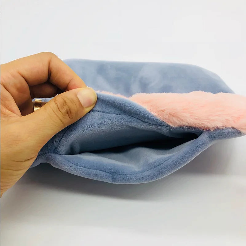 Bouillotte à Queue de Chat en Peluche
