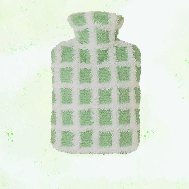 Bouillotte Douce à Carreaux pour les Mains (1500ml)