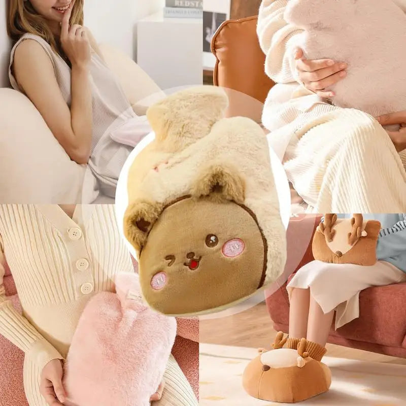 Bouillottes en Peluche Mignonnes pour les Mains