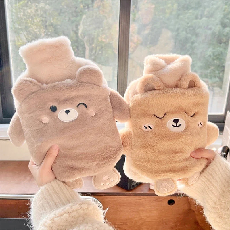 Mini Bouillotte Peluche Kawaii pour les Mains (400ml)