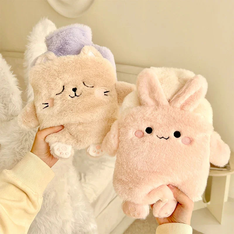 Mini Bouillotte Peluche Kawaii pour les Mains (400ml)