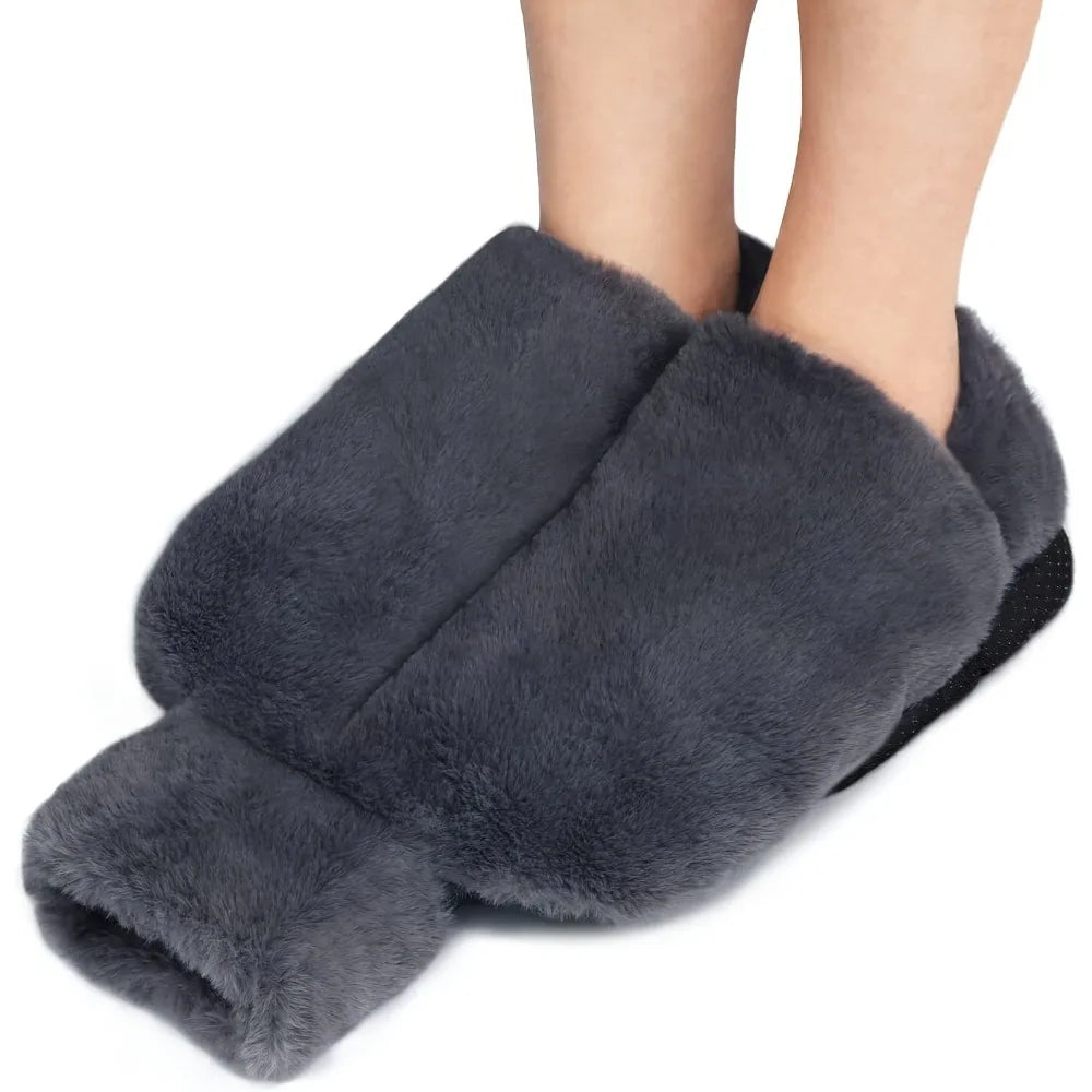 Bouillotte Chaussons Unis Doux
