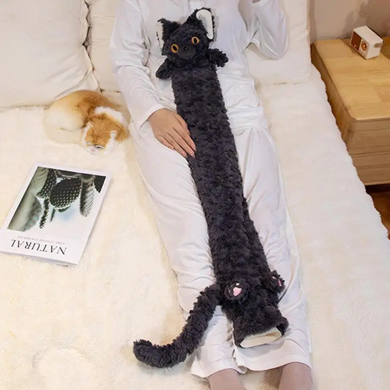 Bouillotte Extra Longue en Forme de Chat