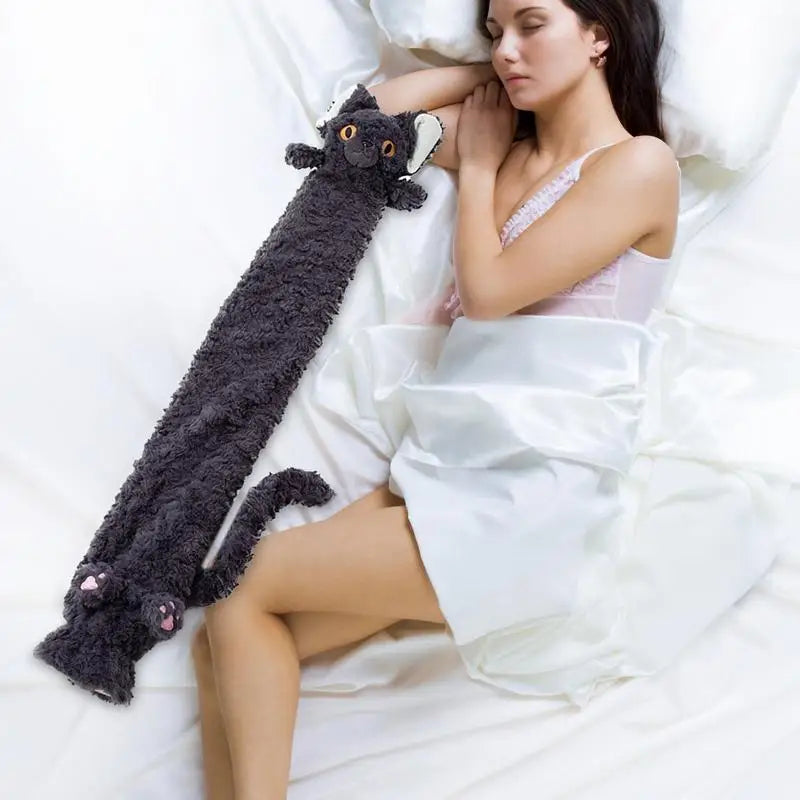 Bouillotte Extra Longue en Forme de Chat