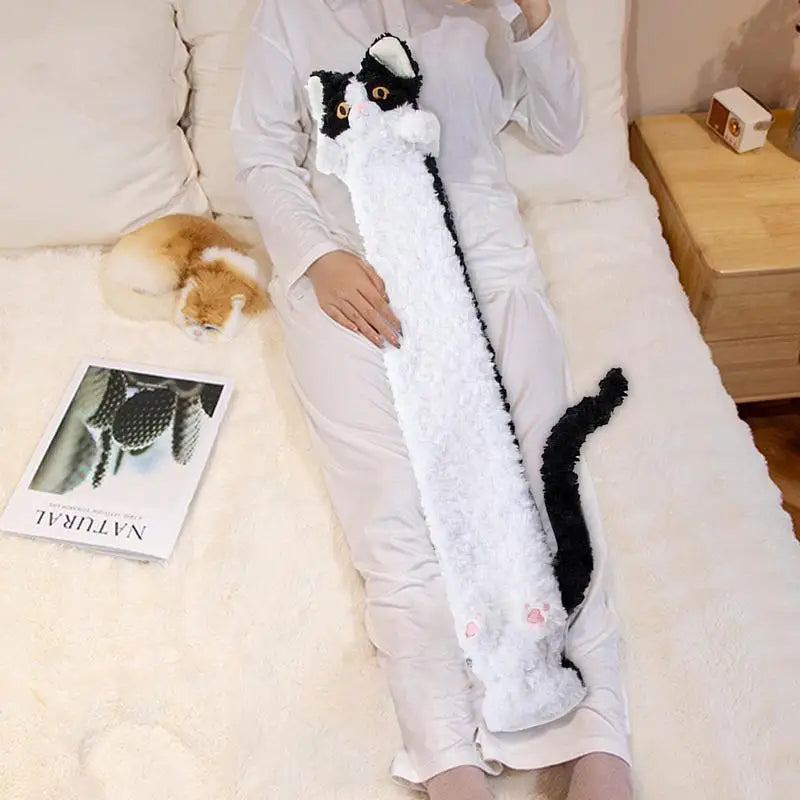 Bouillotte Extra Longue en Forme de Chat