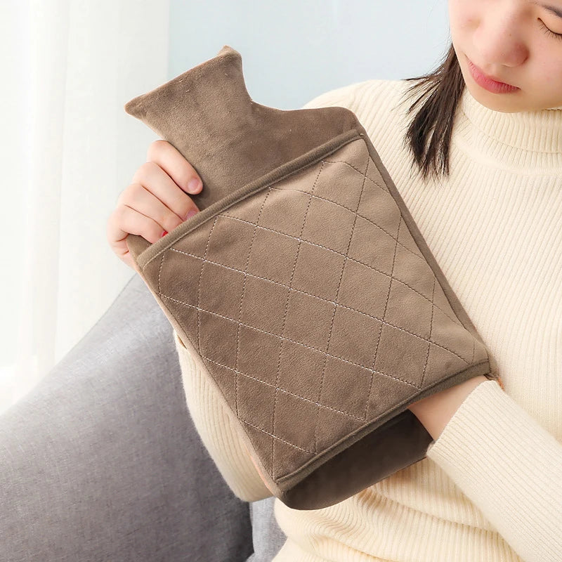 Grande Bouillotte en Flanelle Douce