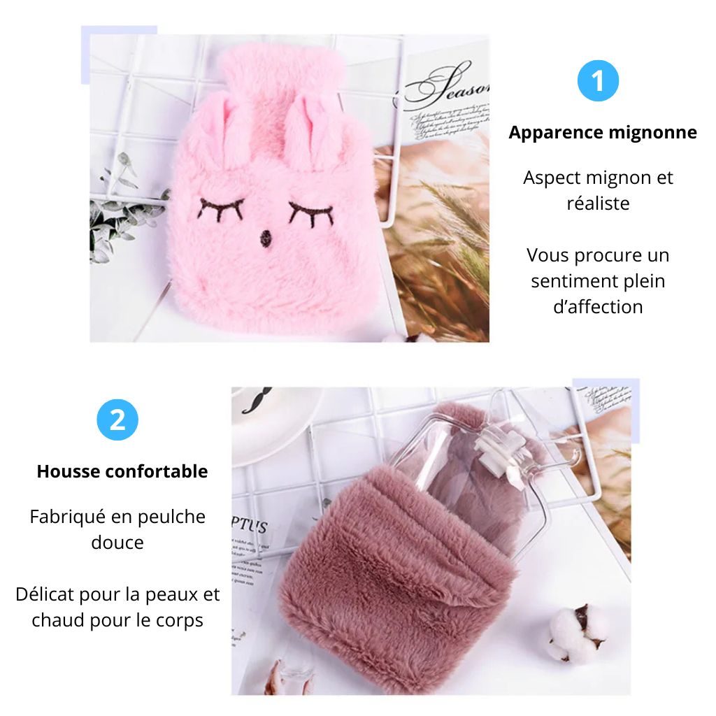 Bouillotte Lapin en Peluche