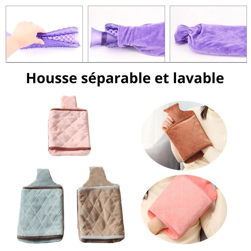 Grande Bouillotte en Flanelle Douce