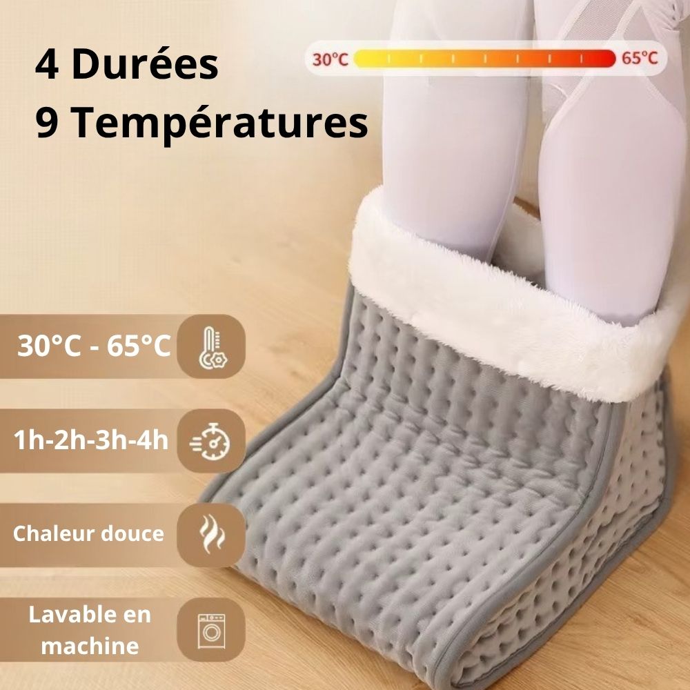 Bouillotte Électrique Moelleuse pour les Pieds