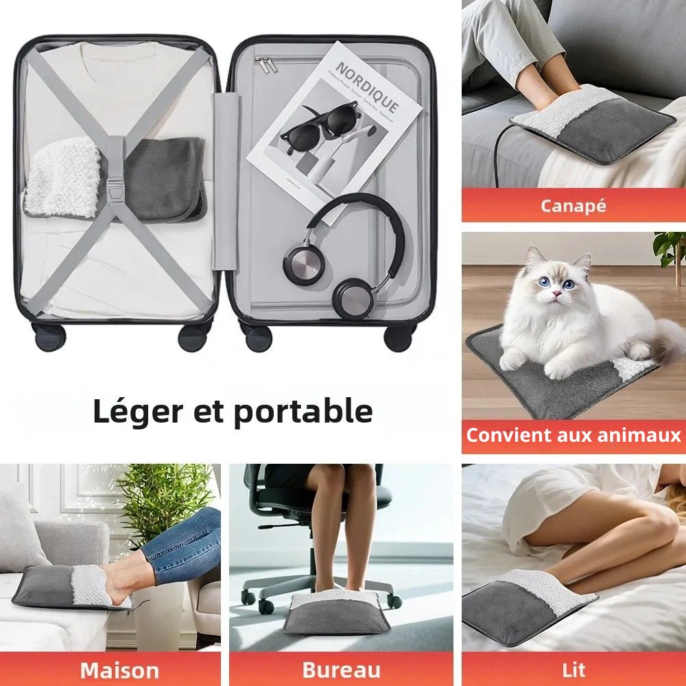 Chaussons Bouillotte de Sol pour les Pieds