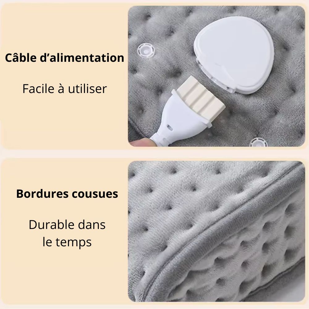 Bouillotte Électrique Moelleuse pour les Pieds
