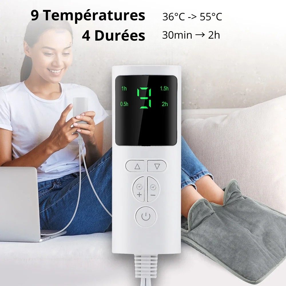 Bouillotte de Sol Pour Pieds - Électrique - en Peluche