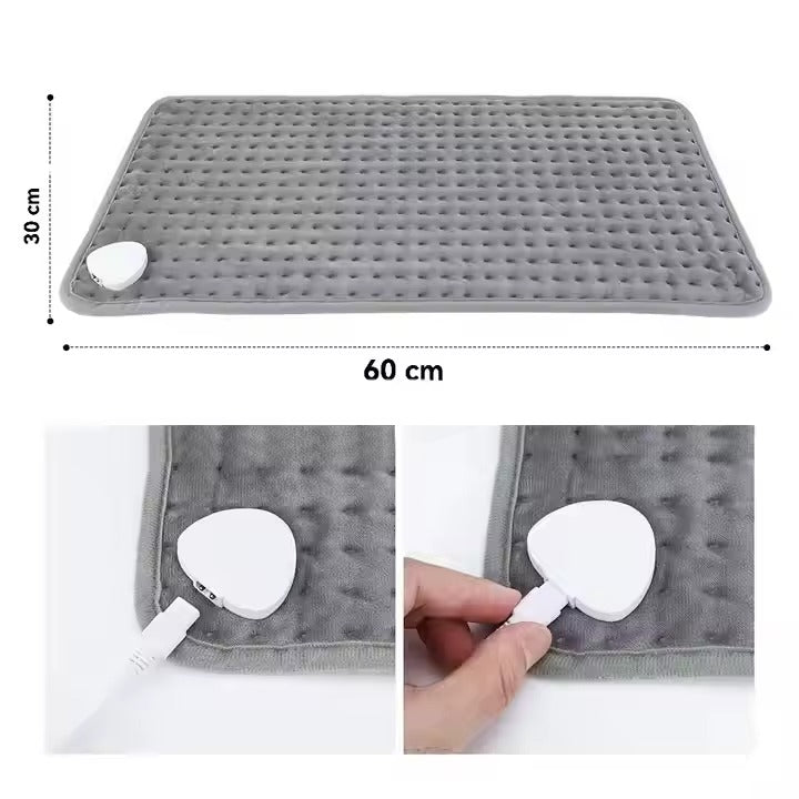 Bouillotte Plate Électrique pour le Dos